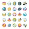 Network and Communication Vector Icons 2