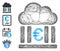 Network Euro Cloud Banking Vector Mesh
