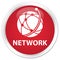 Network (global network icon) premium red round button
