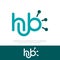 Network Hub Logo Signs, technology, biotechnology and technology symbols
