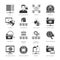 Network And Internet Black Icons