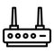 Network modem icon, outline style