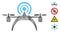 Network Radio Source Drone Vector Mesh