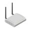 Network router isometric illustration