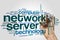 Network server word cloud