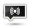 Network signal icon prime black banner button