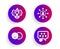 Networking, Like and Clown icons set. Ranking star sign. Vector