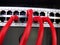 Networking patch panel and cables