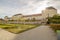 The Neugebaude castle with its park in late summer Vienna, Austria