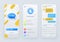 Neumorphic chat application interface, vector ui