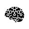 neurochemistry neuroscience neurology glyph icon vector illustration