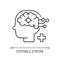 Neurological department linear icon