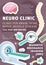 Neurology diagnostic and treatment clinic poster