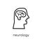 Neurology icon. Trendy modern flat linear vector Neurology icon