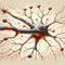 Neuron Anatomy, Synaptic Transmission, Detailed Neuronal Connections Illustration