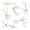 Neuron cells. Vector simple design illustartion