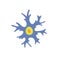 Neuron doodle icon, vector illustration