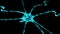 Neuron system wireframe mesh