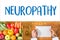 NEUROPATHY Medical Doctor concept , Neuropathy Wording in Anam