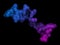 Neurotensin neurotransmitter peptide (Q1E mutated). 3D rendering based on protein data bank entry 2lne