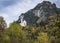 The Neuschwanstein castle of Bavarian King Ludvig II in autumn in Bavarian Alps, Germany