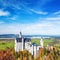 Neuschwanstein Castle in fall Landmark Germany Bavaria