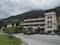 Neustift im Stubaital, Austria, July 3, 2020: Frontal view of Hotel and Appartements Alpenresidenz Viktoria building
