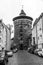 Neutorturm in the old town of Nuremberg, Germany