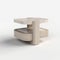 Neutral 3d Table Model With Dada-inspired Constructions And Marble Details