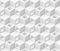 Neutral gray cubes isometric seamless pattern.