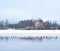 Neva River on the outskirts of St. Petersburg.