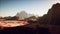 Nevada red rock canyon road in National Conservation Area wilderness panorama