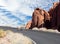 Nevada State Park: Valley of Fire. The Gambel\'s quail (Callipep
