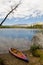 Nevada Wrights lake and canoe