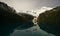 Nevado HuantsÃ¡n and Laguna Rajucolta, Cordillera Blanca, Peru