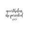 Nevertheless she persisted. Feminism quote, woman motivational slogan. lettering. Vector design.