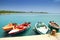 Nevis Harbour Fishing Boats