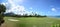 Nevis Peak in the Background of the Golf Course