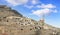 Nevsehir castle and Kayasehir in Nevsehir, Turkey