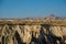 NEVSEHIR DISTRICT, CAPPADOCIA, TURKEY- Beautiful Uchisar village with its spectacular rocky castle