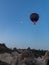 Nevsehir, Gureme, Urgup Balloon Type, Flying Balloons with Helium Gas in Turkey, ready to take off