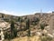 nevÅŸehir province cappadocia region  natural geological landforms  fairy chimneys  settlement made of natural materials.