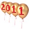 New 2011 Year balloons