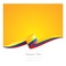 New abstract Colombia flag ribbon banner