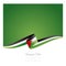 New abstract Palestine flag ribbon banner