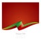 New abstract Portugal flag ribbon banner