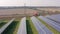 New Age Solar Farm Adjoining A Traditional Arable Farm