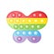 New Antistress trendy toys fidget sensory pop it and simple dimple, butterfly shape