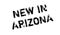 New In Arizona rubber stamp