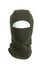 New balaclava headwear. Element of military uniform. Headgear to protect the face. Isolate on a white back